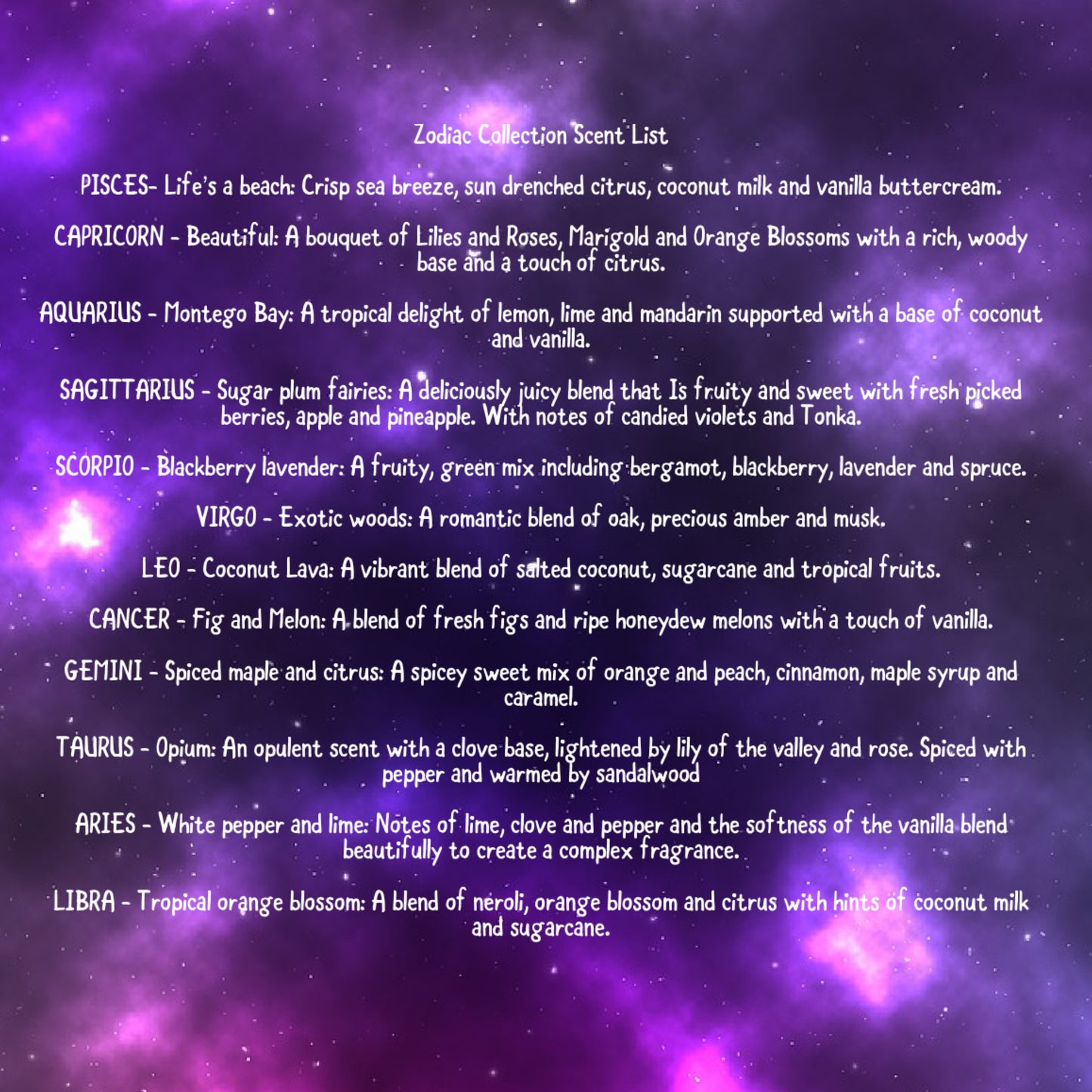 Zodiac Collection