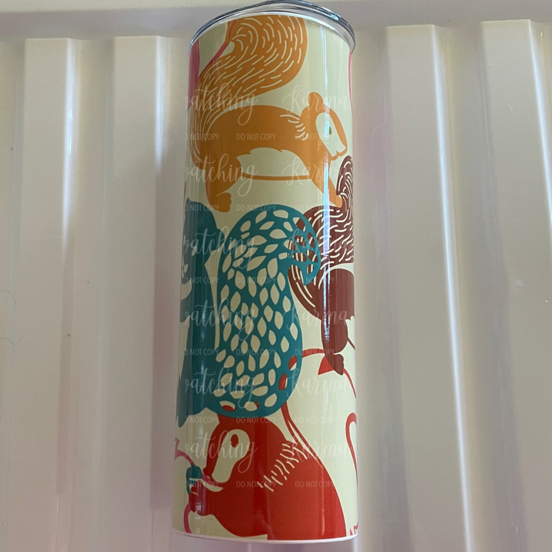 EOYS - 20oz Tumbler Tay Squirrels