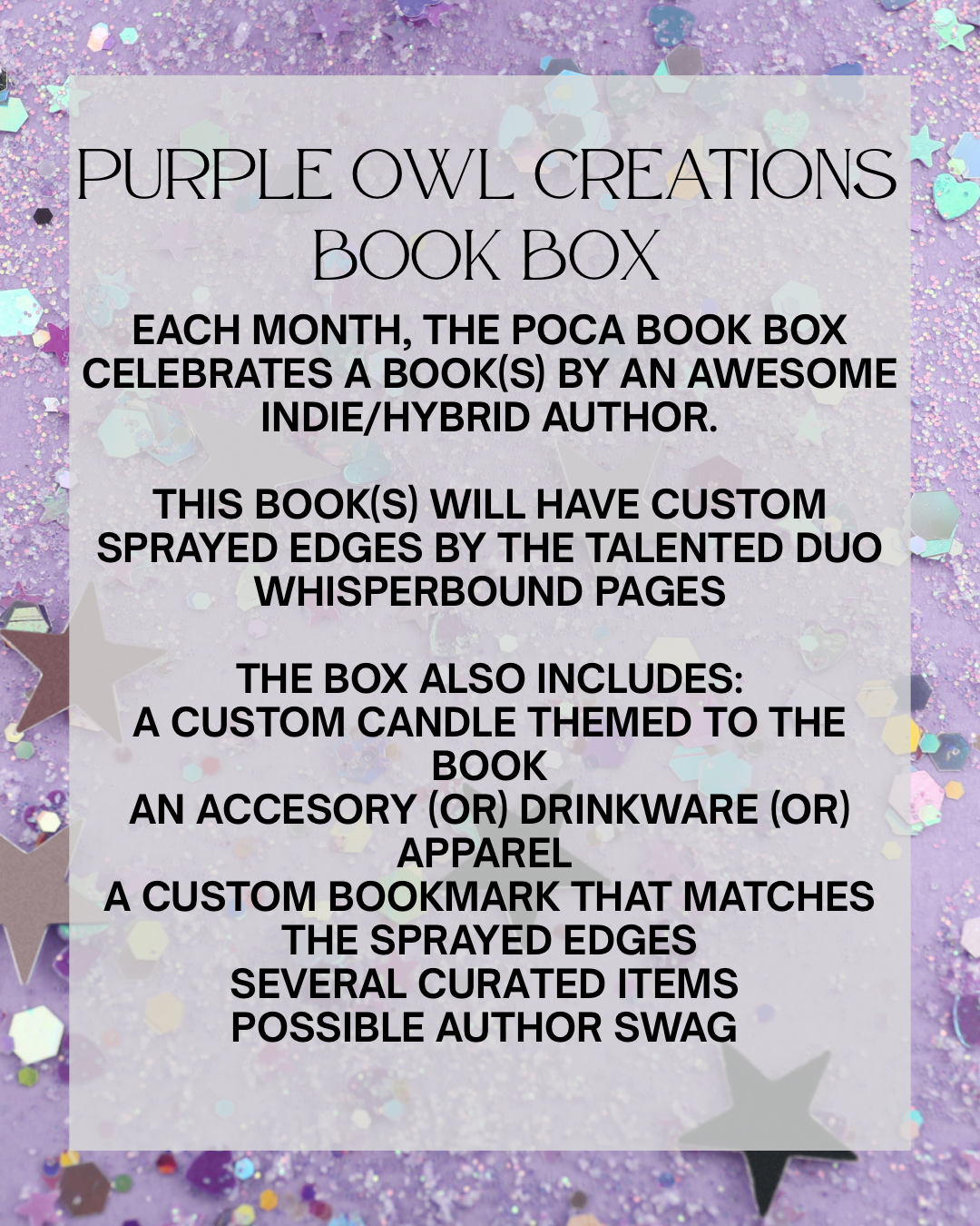 POCA Book Box - November