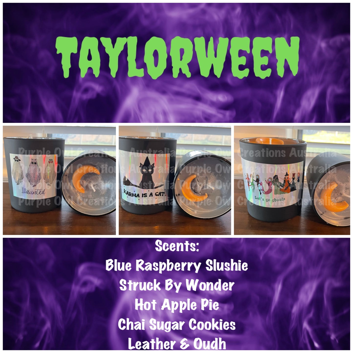 Taylorween Soy Wax Candles