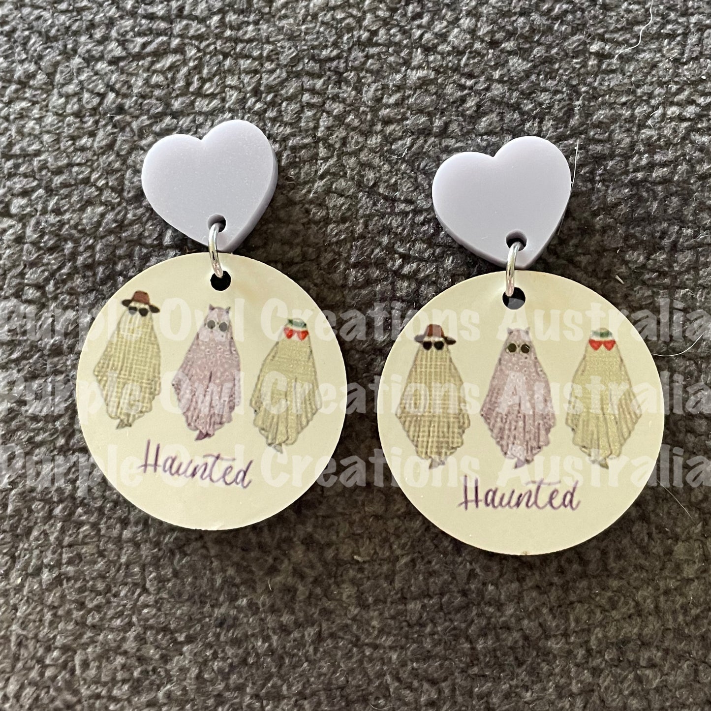 Haunted Ghosts Dangle Earrings