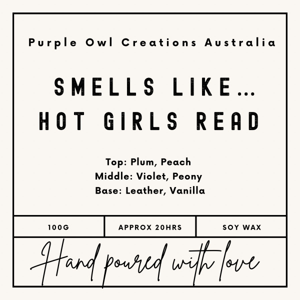 Hot Girls Read Soy Wax Candle
