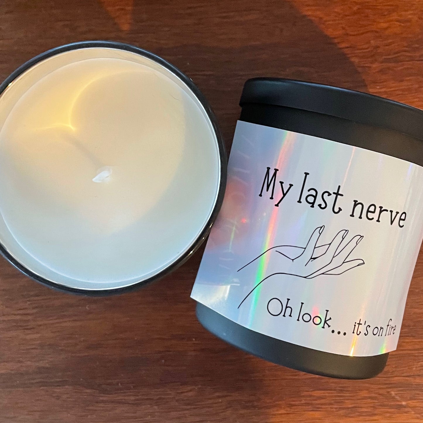 My Last Nerve ‘Light When Needed…’ Soy Wax Candle