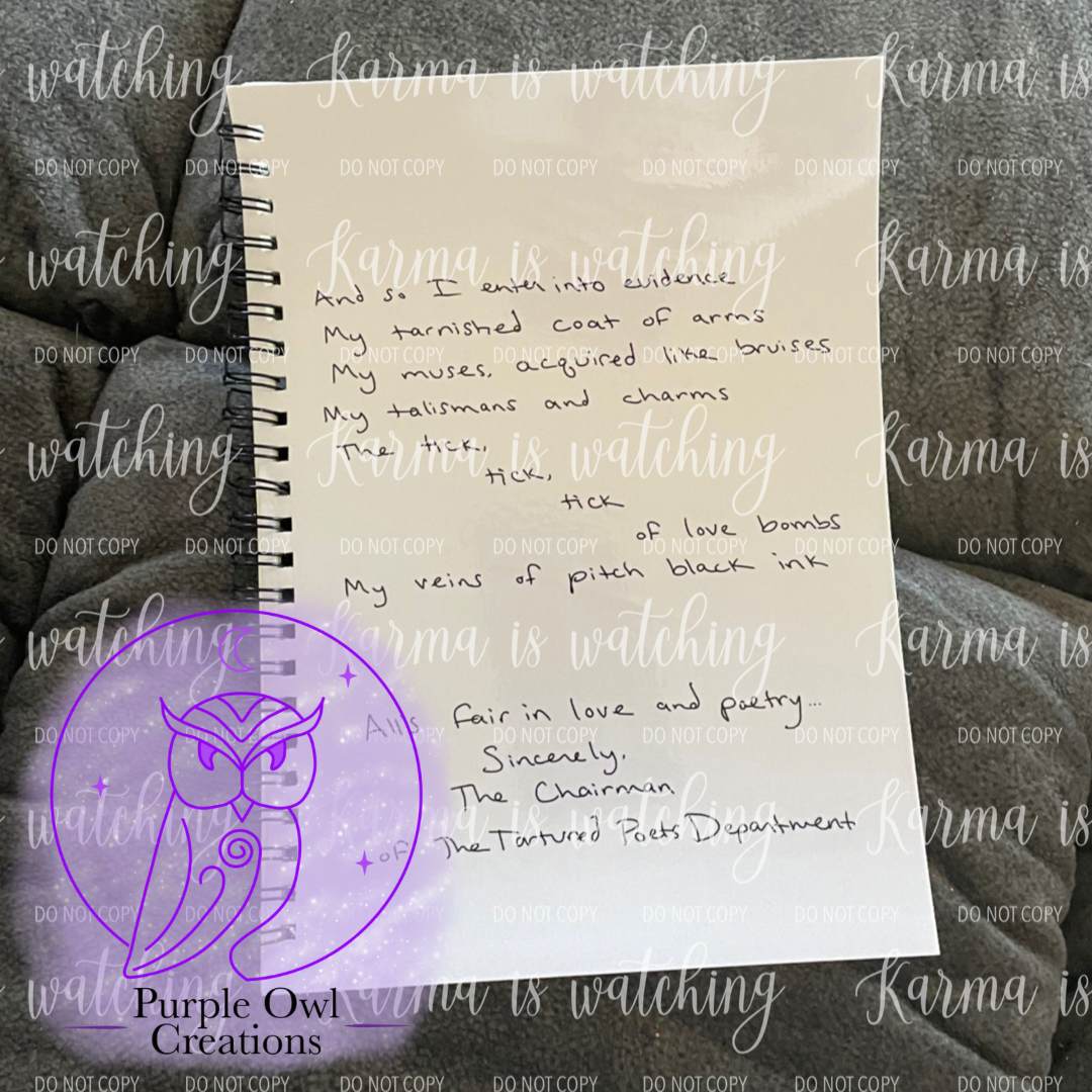 Inspired By Tay the Poet Notebooks