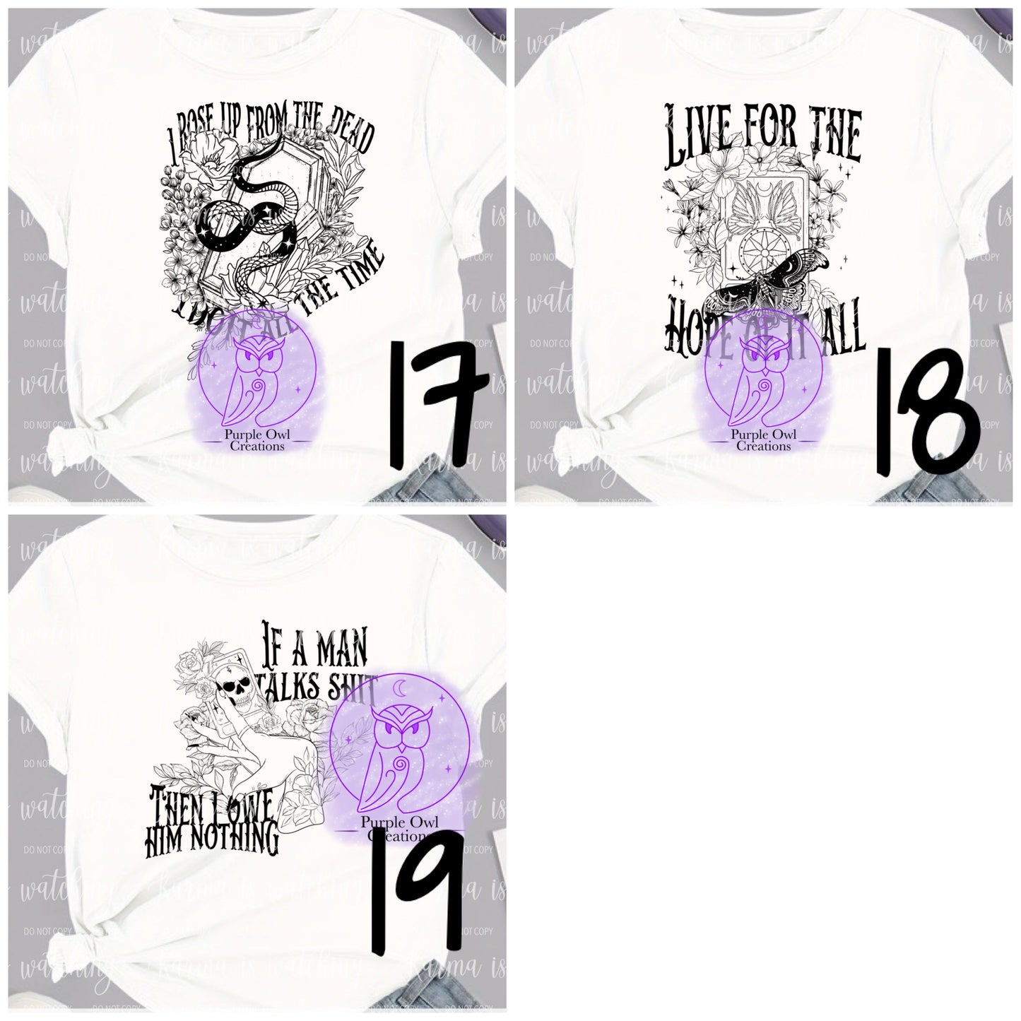Inspired by Tay Part 2 Vigilante Tees (Adult Sizes)