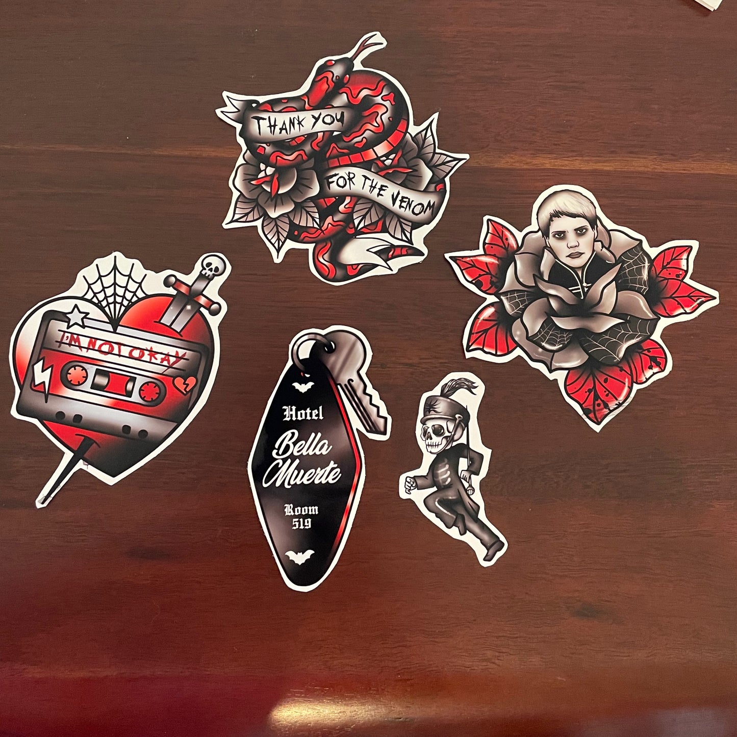 Sticker Set Inspired by MCR