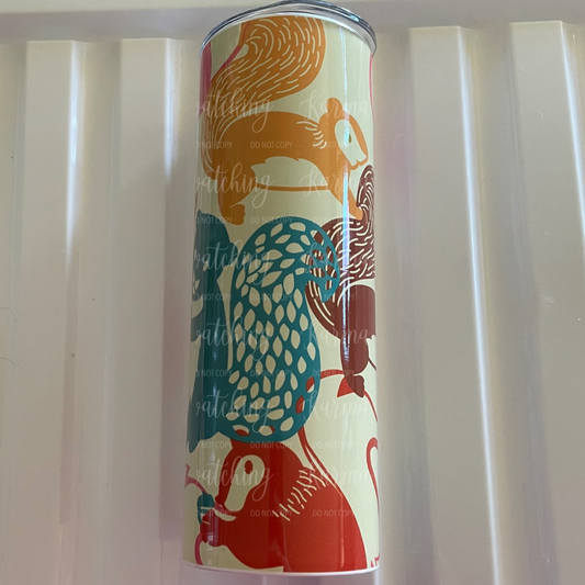 EOYS - 20oz Tumbler Tay Squirrels