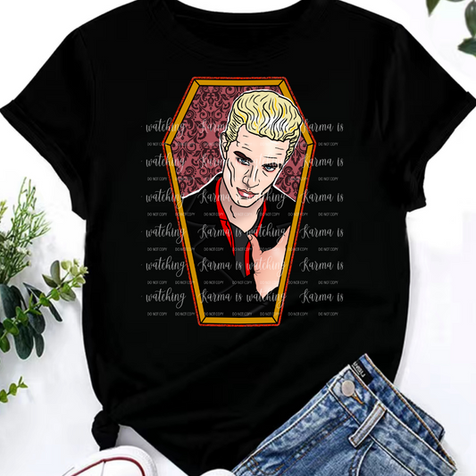 Spike Coffin Black Shirt (S - 5XL)