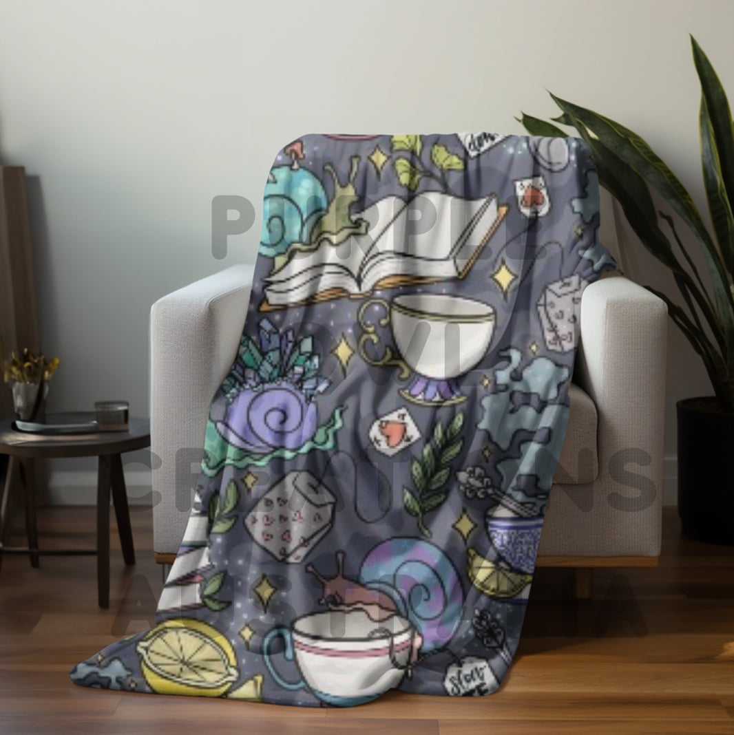Bookish Fleece Blankets