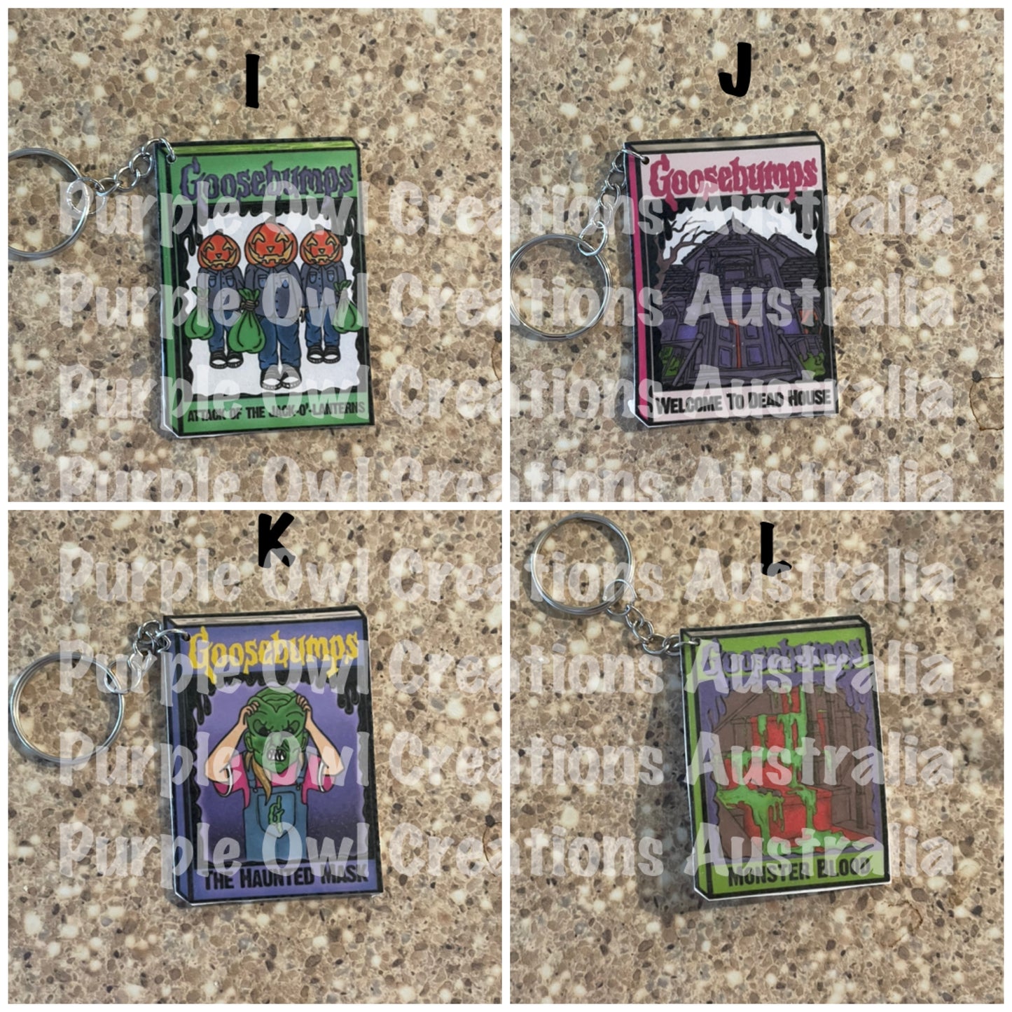 Keyrings Inspired By Goose Bumps (Copy)
