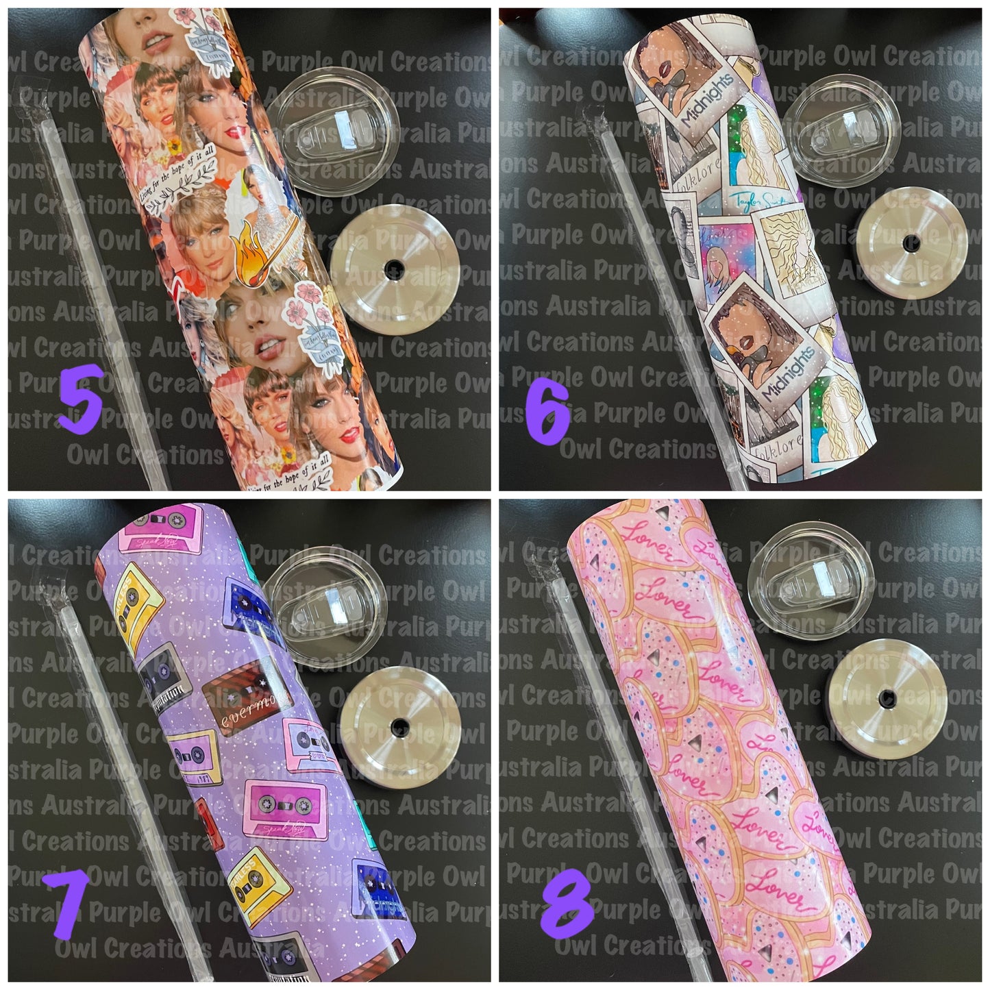 Tumbler Inspired  by Taylor Swift options 1-20