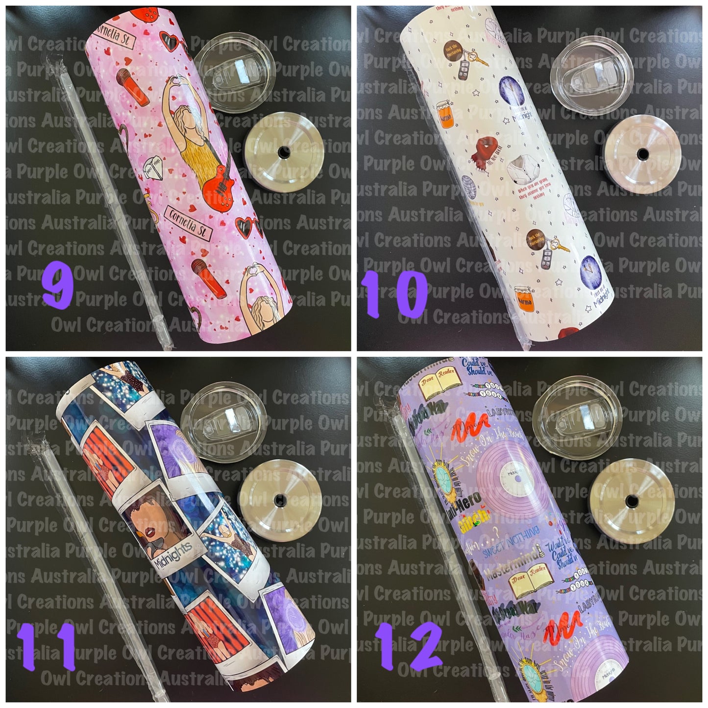 Tumbler Inspired  by Taylor Swift options 1-20