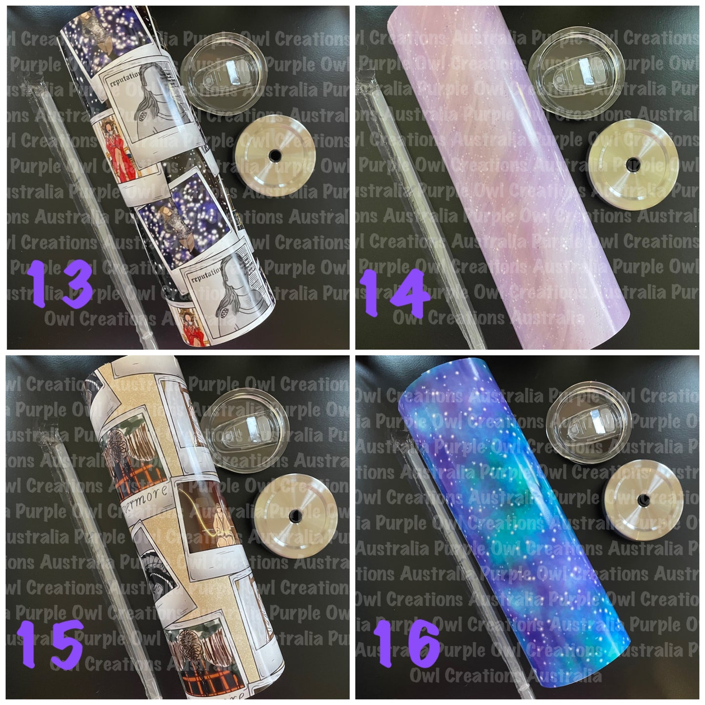 Tumbler Inspired  by Taylor Swift options 1-20