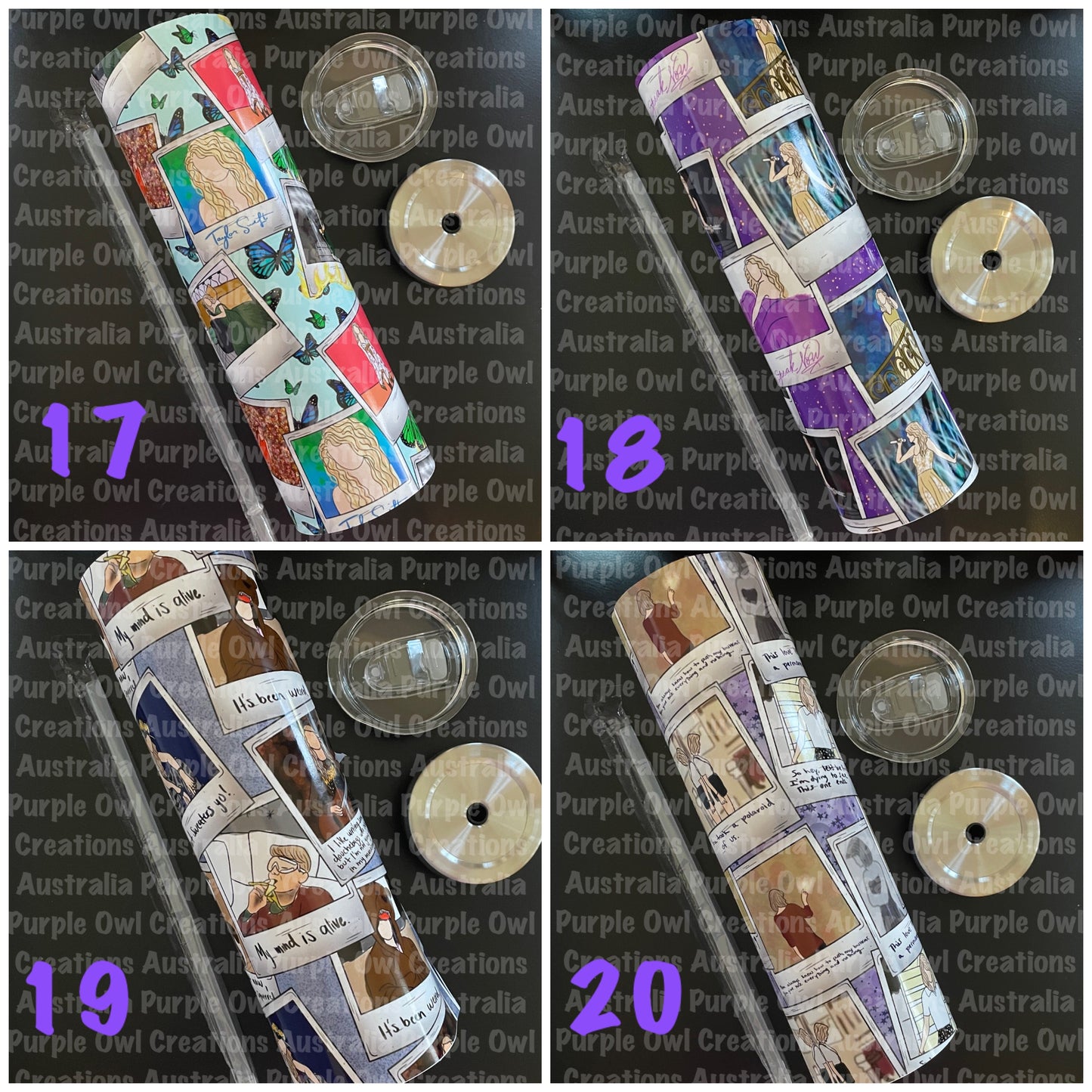 Tumbler Inspired  by Taylor Swift options 20-30