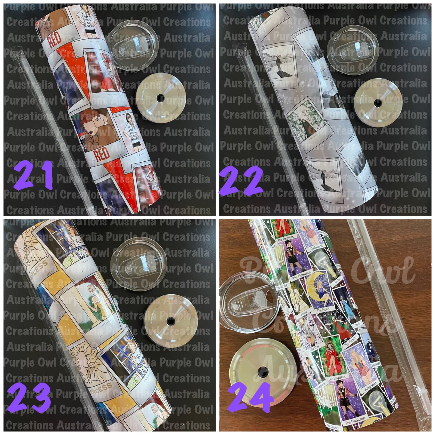 Tumbler Inspired  by Taylor Swift options 20-30