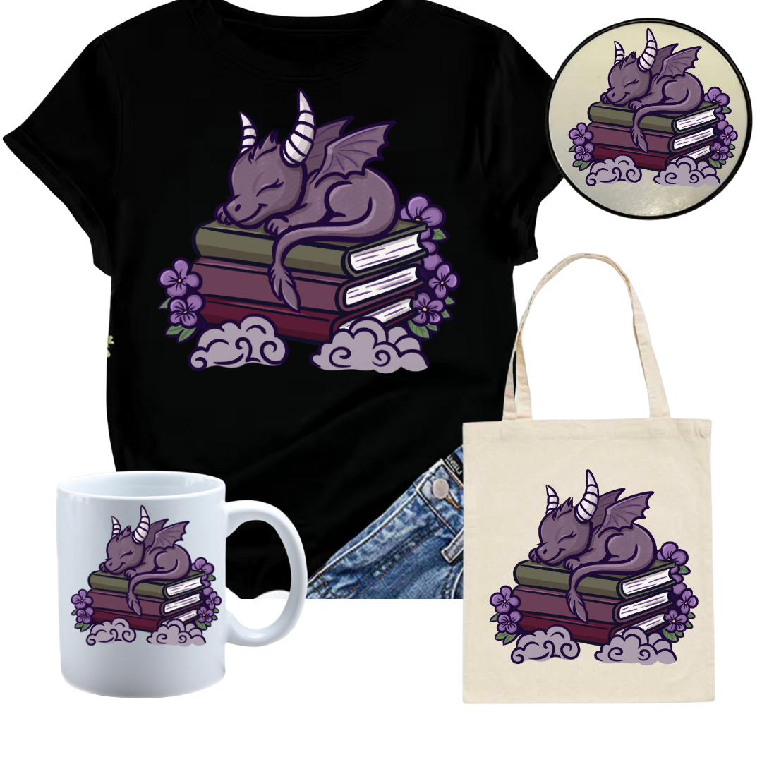 Bookish - Sleeping Book Dragon