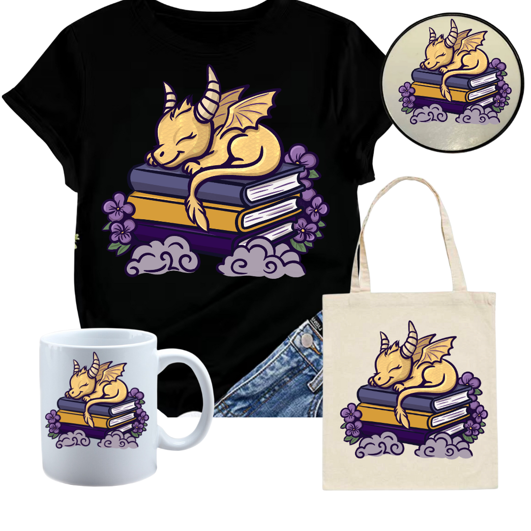 Bookish - Sleeping Book Dragon