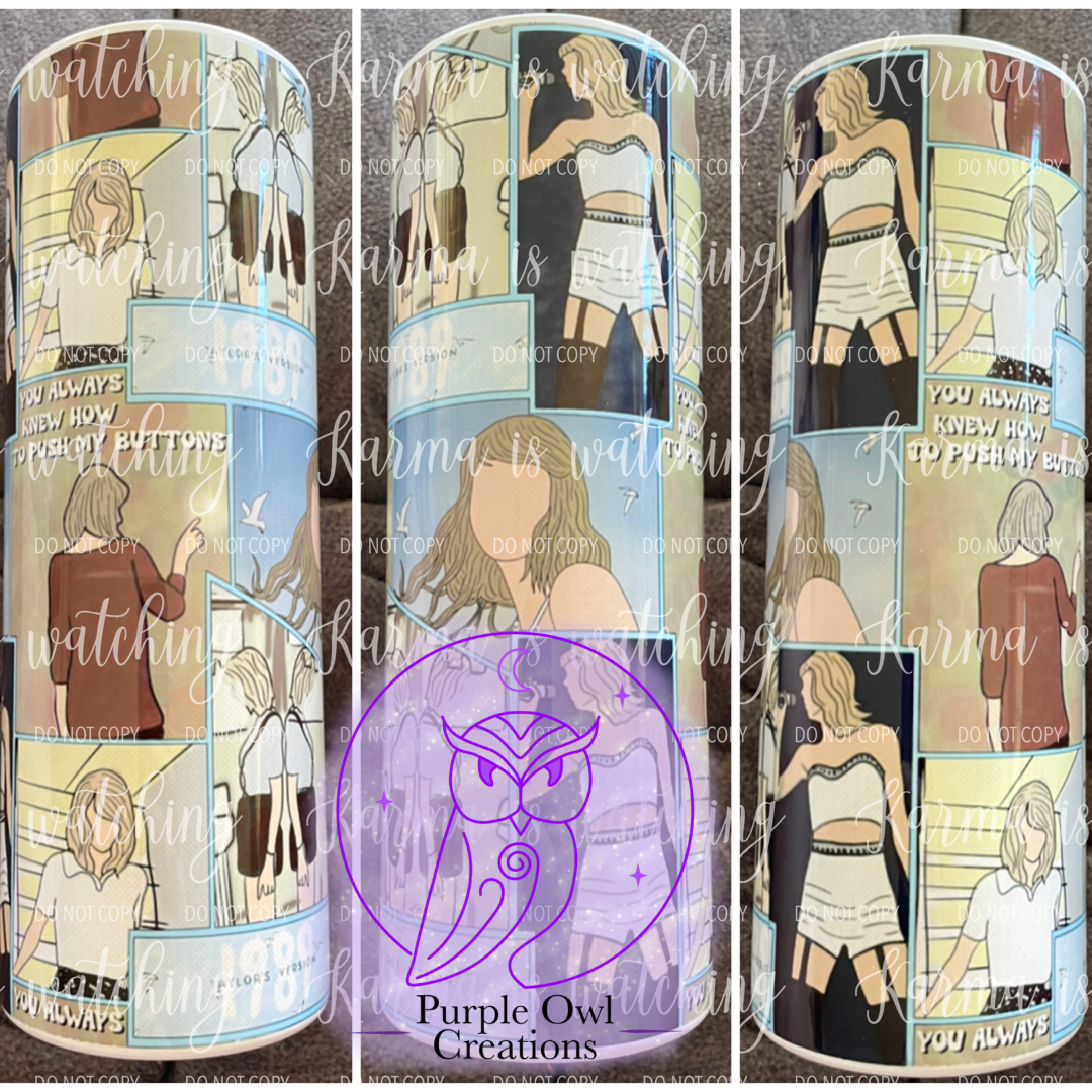 Inspired by Tay 20oz Tumbler (Tiles Style)