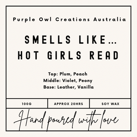 Hot Girls Read Soy Wax Candle