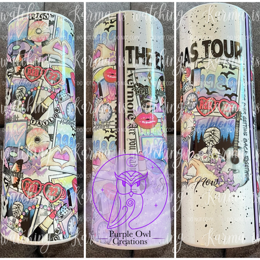 Tour Collage Inspired By Tay Tumbler