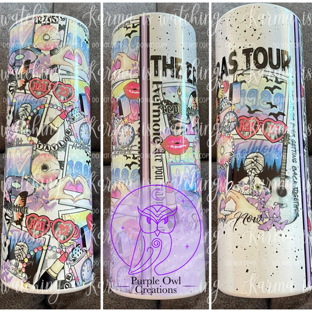 Tour Inspired by Tay 20oz Tumbler or 16oz Glass
