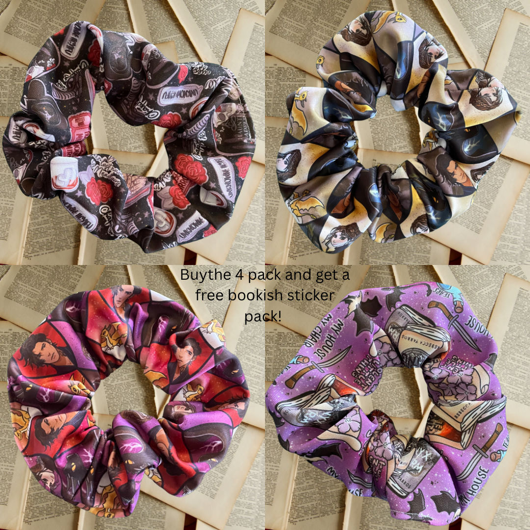 NEW Bookish Jumbo Scrunchies