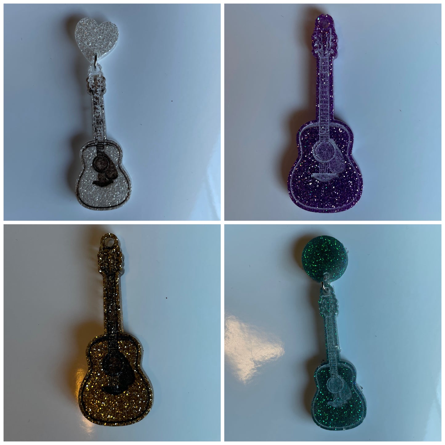 Acoustic Guitar Earrings Inspired by TS