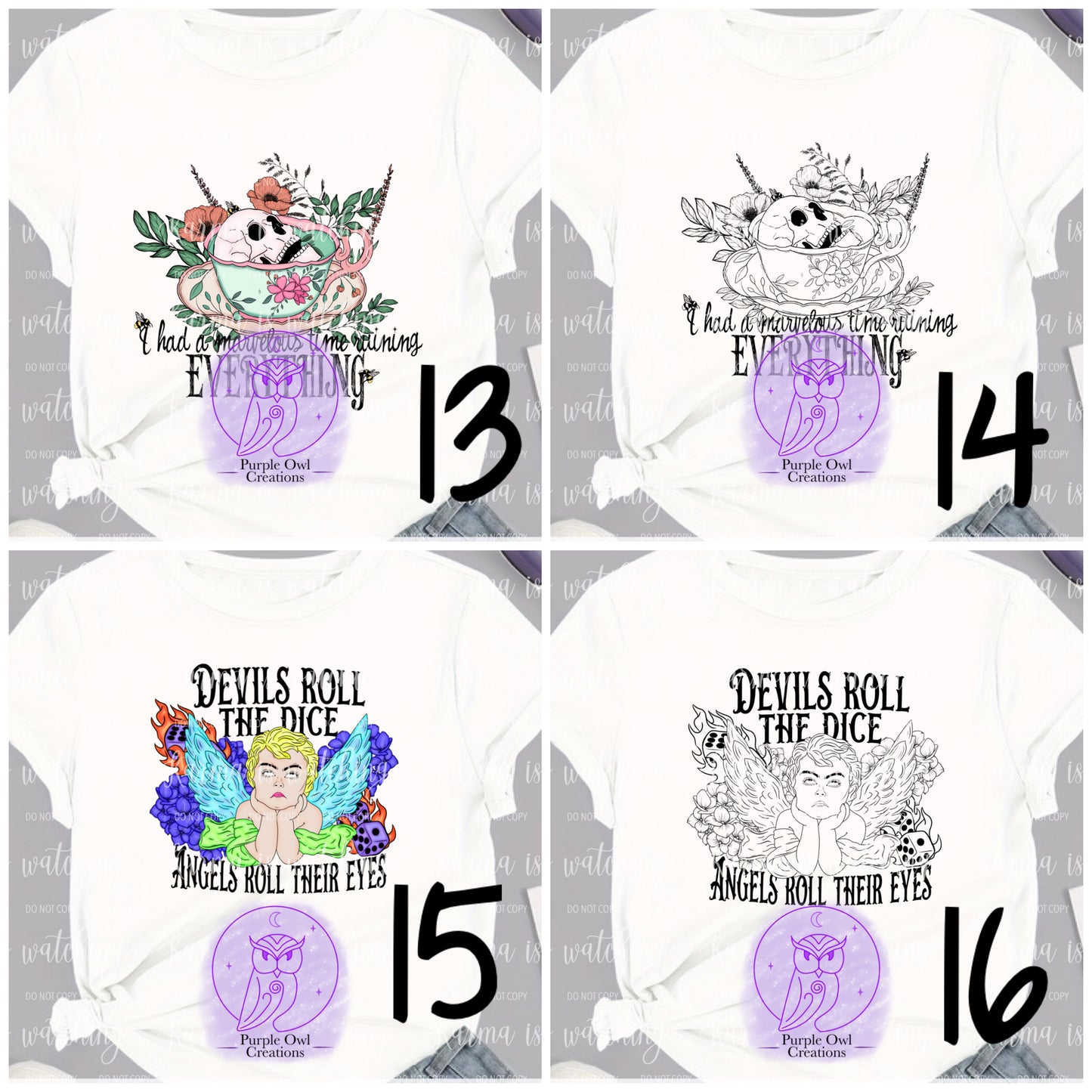 Inspired by Tay Part 2 Vigilante Tees (Junior Sizes)