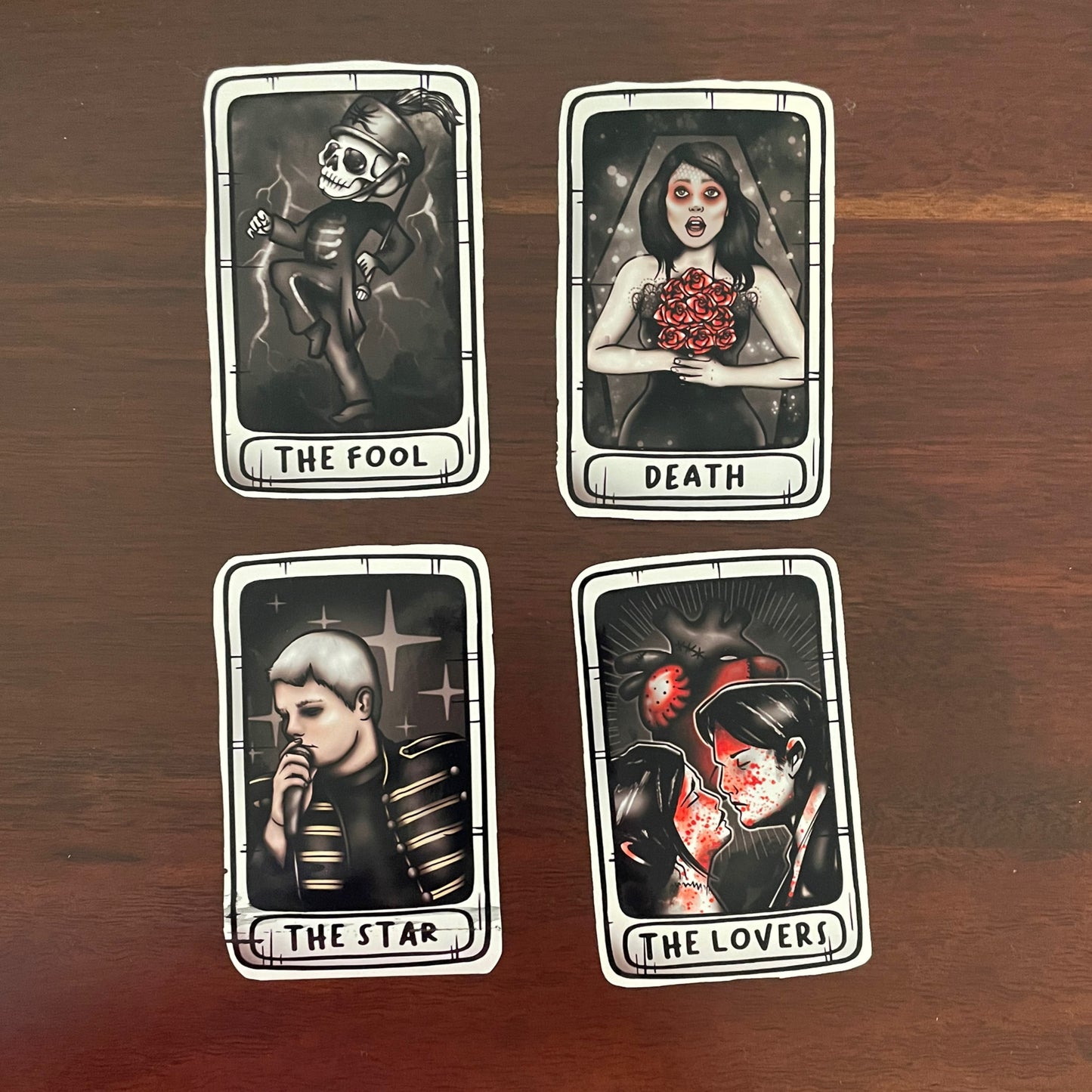 MCR Tarot Sticker Set