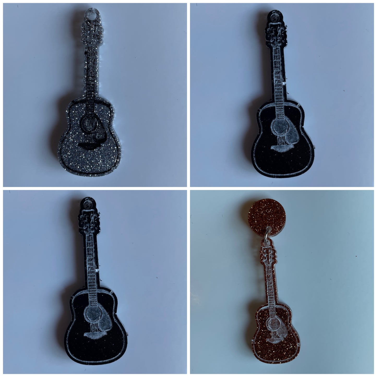 Acoustic Guitar Earrings Inspired by TS