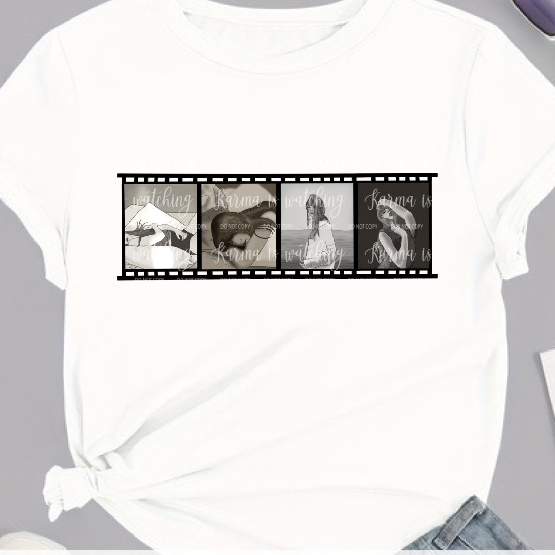 Inspired By Tay - Tortured Filmstrip  Tees Junior - 4XL
