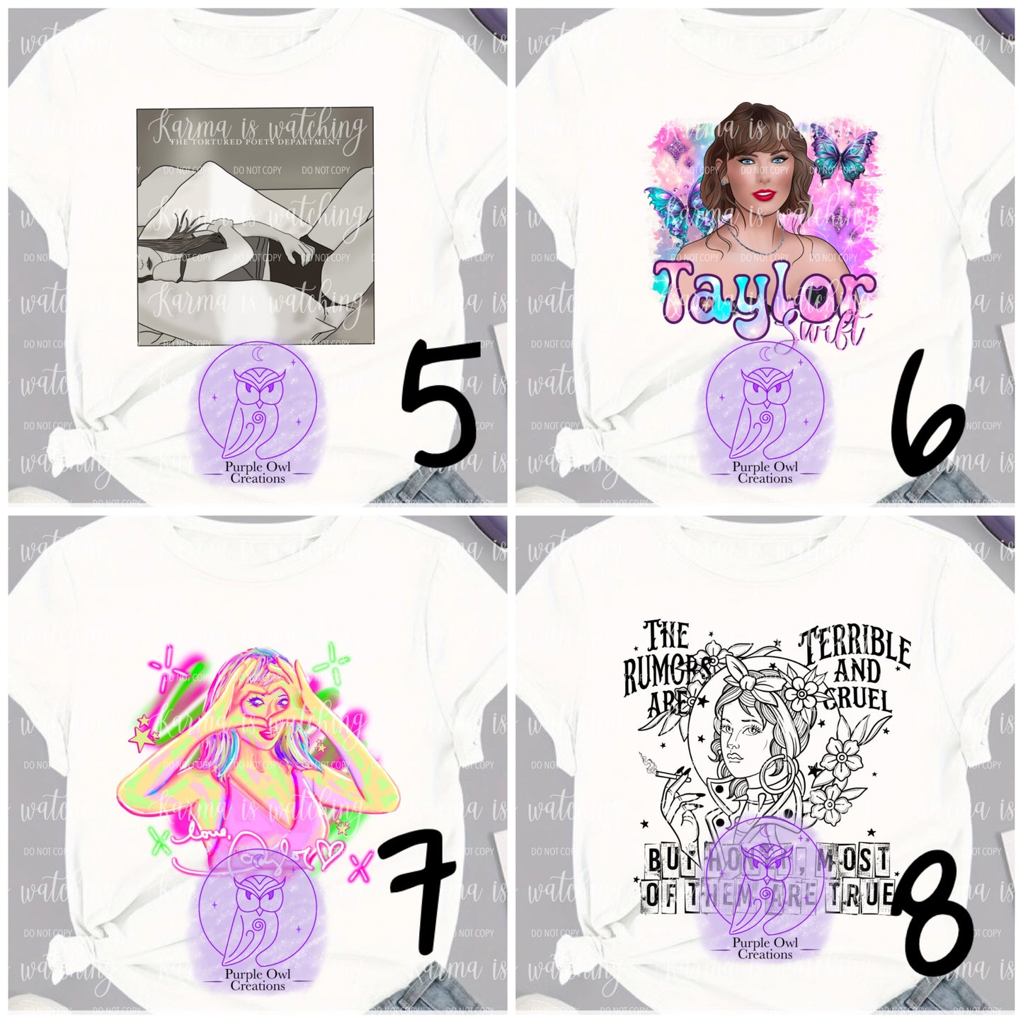 Inspired by Tay Part 1 Vigilante Tees (Adult Sizes)