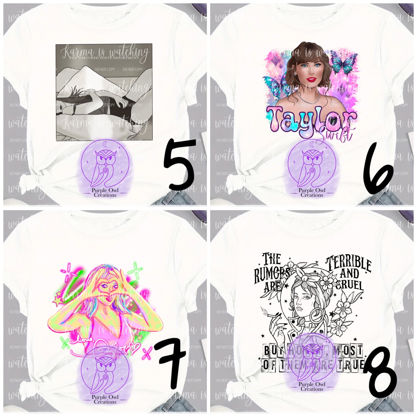 Inspired by Tay Part 1 Vigilante Tees (Junior Sizes)