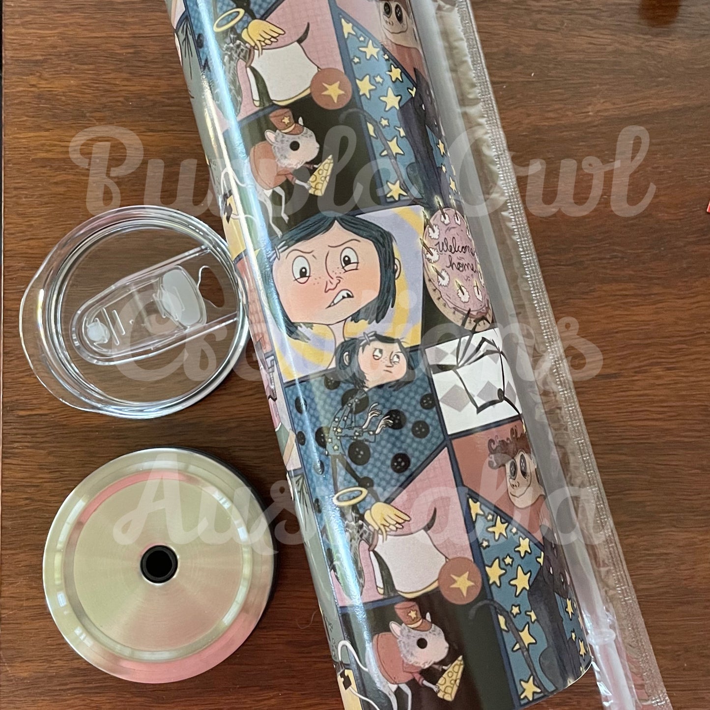 Tumbler Inspired by Coraline